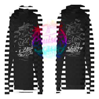 Cruise Crew 2025 Summer Vacation Trip Matching Group Long Sleeve T-Shirt - Thegiftio