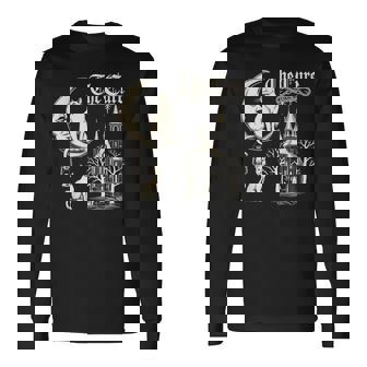 Cure Band Crescent Moon Catpooky Graphic Langarmshirts - Seseable