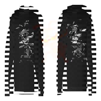 Dabbing Ant Ant With Dabben Ant Langarmshirts - Seseable