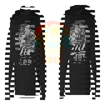 Dad 2025 年のパパ 初めての父の日 若いパパ 新しいパパ 長袖Tシャツ - Kawaiitshirt