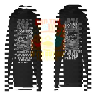 Dad Tax 4Th Of July If I'm Buying I'm Trying Patriotic Men Long Sleeve T-Shirt - Thegiftio