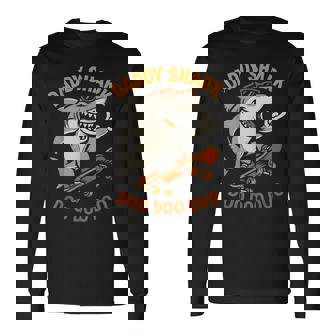 Daddyhark メンズ サーフショップ シャーク。 長袖Tシャツ - Kawaiitshirt
