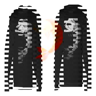 Dandy Shrimpo Angry Shrimp World Birthday Costume Sashimi Long Sleeve T-Shirt | Seseable FR