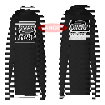 Danger Man Cooking Bbqign 長袖Tシャツ - Kawaiitshirt