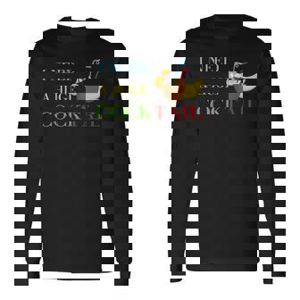 Day Drinking I Need A Huge Cocktail For カクテル 長袖Tシャツ - Kawaiitshirt