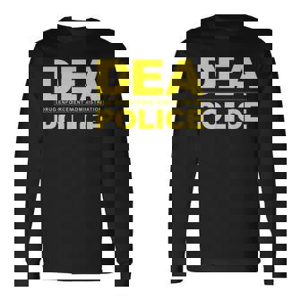 Dea 薬局 警察官 長袖Tシャツ - Kawaiitshirt