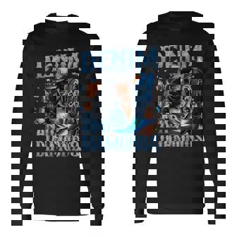 Denim And Diamonds African Melanin Swag Cowgirls Western Long Sleeve T-Shirt - Thegiftio