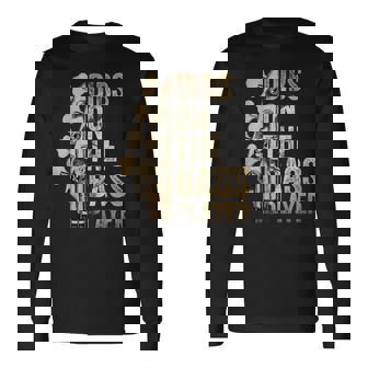 Dibs On The Bass Player ギターミュージシャン 長袖Tシャツ - Kawaiitshirt