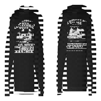 Diivertido Los Campistas No Envejecen Camper Camping Camiseta de manga larga - Regaloses