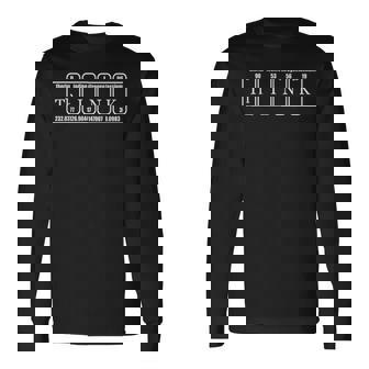 Divertida De La Ciencia Th I N K Hot Top Camiseta de manga larga - Regaloses