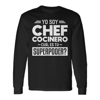 Divertida Idea De Regalo De Cocina Para Un Cocinero Chef Camiseta de manga larga - Regaloses