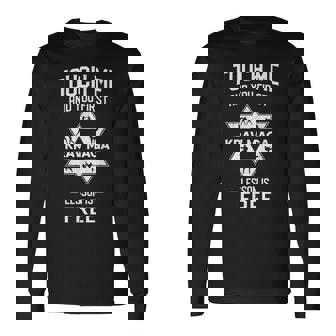 Divertido Krav Maga Combate Y Defensa Personal Camiseta de manga larga - Regaloses