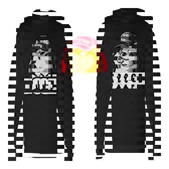 Doge Trump Hodl Cryptocurrency 長袖Tシャツ - Kawaiitshirt