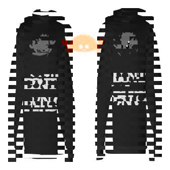 Don't Panic Rustacean Ferris The Crab Rustプログラミング 長袖Tシャツ - Kawaiitshirt