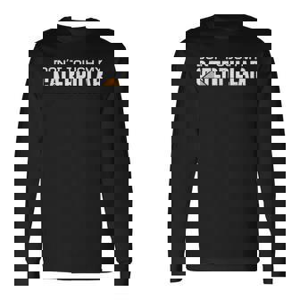 Dont Touch My Caterpillar Cat Machinist Driver Fan ショベルター 長袖Tシャツ - Kawaiitshirt