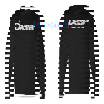 Doomer シャツ グリッチ レトロ 長袖Tシャツ - Kawaiitshirt