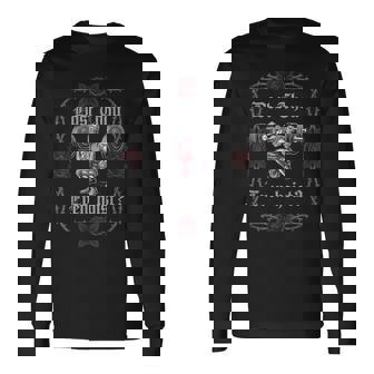 Dost Thou Even Hoist Knight Weightlifter Workout Gym Gothic Long Sleeve T-Shirt - Monsterry