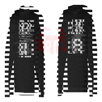 Drummers ドラム パラディドル 練習ドリル 長袖Tシャツ - Kawaiitshirt