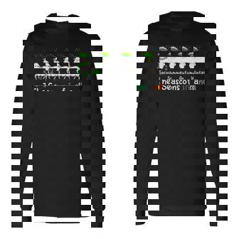 Theeasons Patrick's Day アイルランド 4つのかわいい羊のシャムロック 長袖Tシャツ - Kawaiitshirt