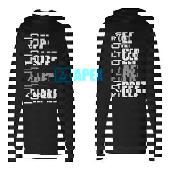 Eatleep Apex リピートシャツ 面白いモチベーションギフト 長袖Tシャツ - Kawaiitshirt
