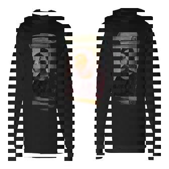 Ecce Homo Cecilia ユーモア クール アンダージャケット グラフィック Jesus 長袖Tシャツ - Kawaiitshirt