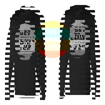 Edwin 名前 長袖Tシャツ - Kawaiitshirt