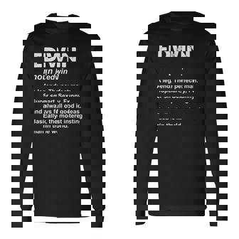 Edwin 名前 長袖tシャツ 長袖Tシャツ - Kawaiitshirt