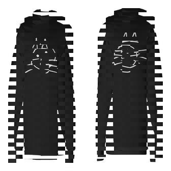 El Gato Dibujo De Gato Dash Idea Divertida Camiseta de manga larga - Regaloses