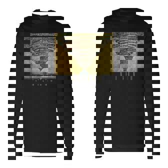 El Mapa Del Infierno Botticelli La Divina Comedia Dante Camiseta de manga larga - Regaloses