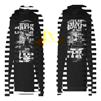 En Chantier Je M'appelle Teuse Cadeau Blague Chantier Humour T-shirt à manches longues - Cadeauxyz