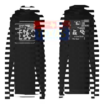 Enjoy Wear Cool Texas Wildintage Texas Usa 長袖Tシャツ - Kawaiitshirt