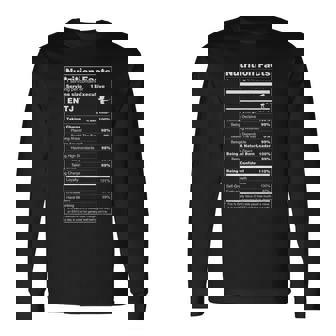 Entj シャツ The Commander パーソナリティ 栄養成分 長袖Tシャツ - Kawaiitshirt