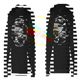 Esa 欧州宇宙機関 アリアン 5 ロケット ヴィンテージ 長袖Tシャツ - Kawaiitshirt