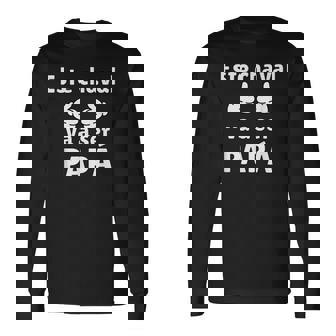 Este Chaval Papá Divertida Futuro Papá Anuncio Embarazadas Camiseta de manga larga - Regaloses