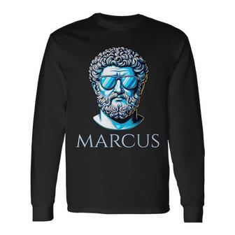 Estoico Estoicismo Marco Aurelio Filosofía Gráfico Camiseta de manga larga - Regaloses