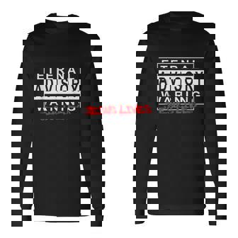 Eternal Advisory Warning Jesus Lives Cool Christmas 長袖Tシャツ - Kawaiitshirt