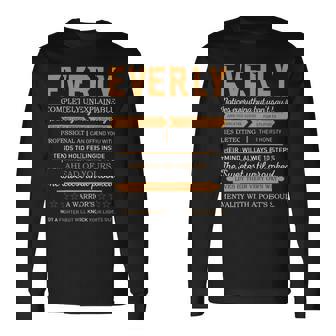 Everly Completely Unexplainable Notices Everything But Won’T Say It Name Long Sleeve T-Shirt | Seseable UK