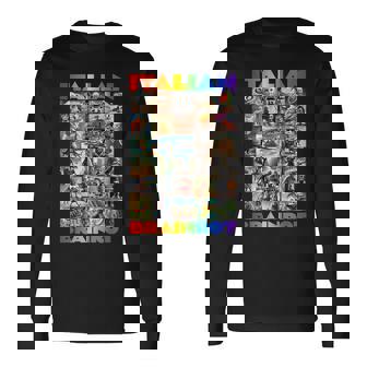 Every Italian Brainrot Meme Italian Brainrotコレクション 長袖Tシャツ - Kawaiitshirt