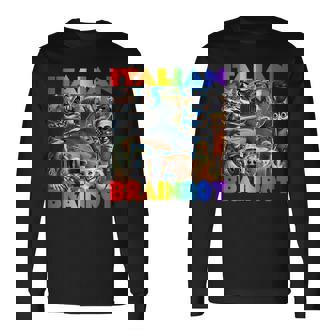 Every Italian Brainrot Meme Italian Brainrotコレクション 長袖Tシャツ - Kawaiitshirt