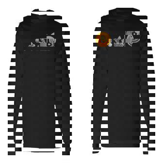 Evolution Of Money お金の進化 ビットコインプランb 暗号通貨btc ホドル 長袖Tシャツ - Kawaiitshirt