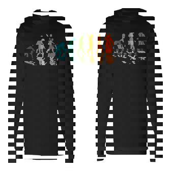 Evolution コントラバスプレーヤー 長袖Tシャツ - Kawaiitshirt