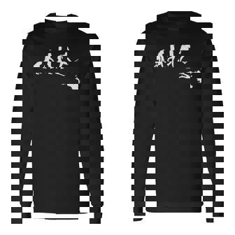 Evolution スキューバダイビング パシフィックオーシャン愛好家とシーダイバー 長袖Tシャツ - Kawaiitshirt