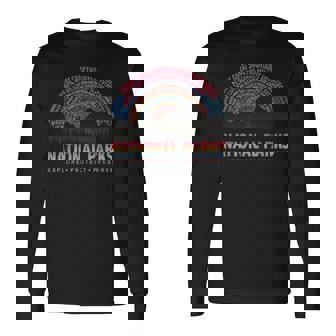 Explore Protect Preserve National Park Outdoor Lover Long Sleeve T-Shirt - Thegiftio UK