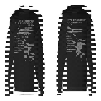 F-105 サンダーチーフ 長袖Tシャツ - Kawaiitshirt