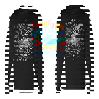 Family Cruise 2025 Making Memories For Lifetime Beach Summer Long Sleeve T-Shirt - Thegiftio