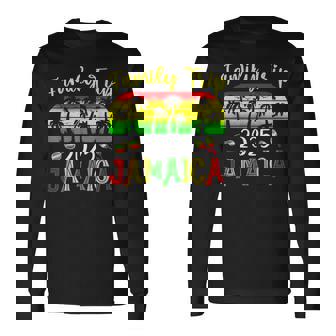 Family Trip Jamaica 2025 Summer Vacation Beach Matching Long Sleeve T-Shirt - Thegiftio