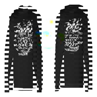 Family Vacation 2025 Beach Matching Summer Vacation 2025 Long Sleeve T-Shirt - Monsterry