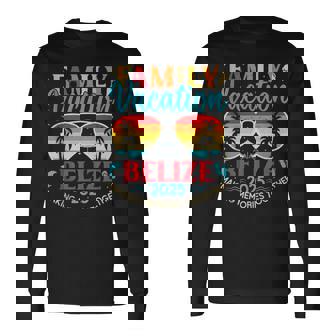 Family Vacation Belize 2025 Summer Vacation Trip Matching Long Sleeve T-Shirt - Thegiftio UK