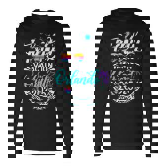 Family Vacation Orlando 2025 Beach Summer Vacation 2025 Long Sleeve T-Shirt - Thegiftio