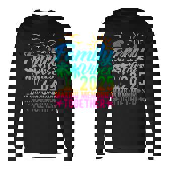 Family Vibes 2025 Making Memories Together Tie Dye Summer Long Sleeve T-Shirt | Mazezy